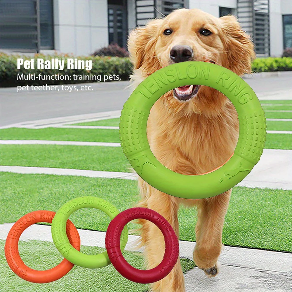 Flying Disc Dog Training Toy - Обучающие игрушки для собак, летающий диск