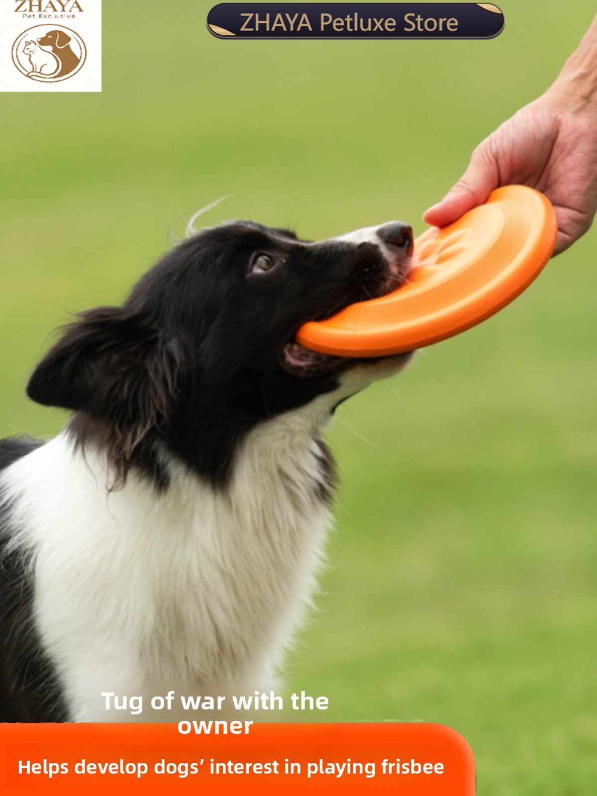 Flying Disc Dog Training Toy - Летающий диск для собак ZHAYA: мягкий,
