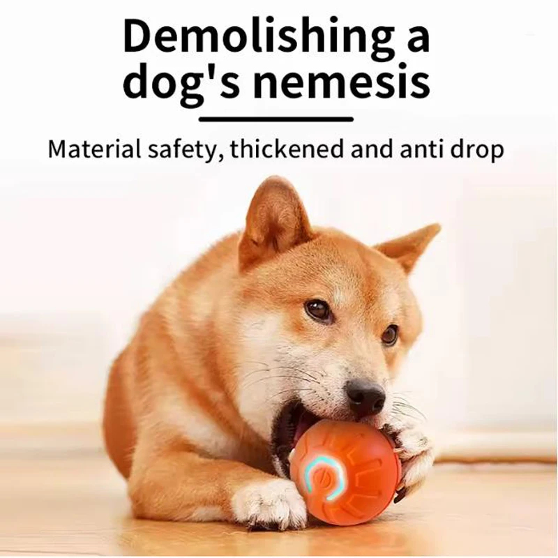 Automatic Moving Dog Ball - Интеллектуальный интерактивный мяч-игрушка для питомцев, электронный
