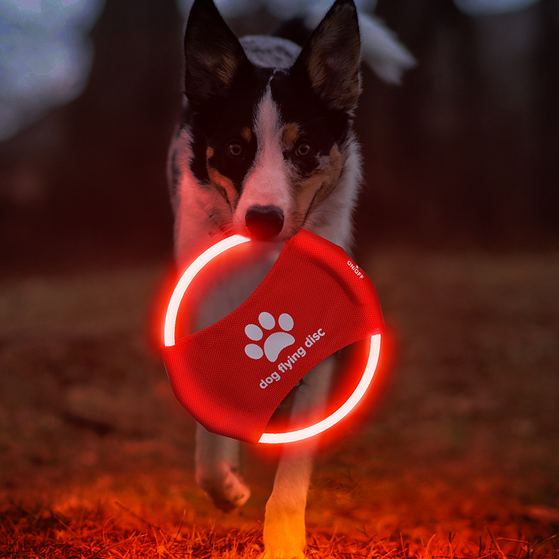 Светодиодный летающий диск для – обзор и цена Flying Disc Dog Training Toy