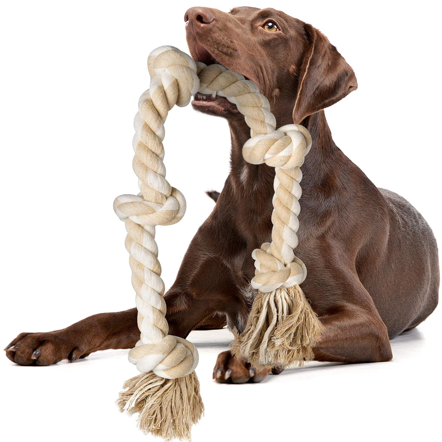 Прочные игрушки-веревки для же – обзор и цена Dog Rope Toy Aggressive Chewers