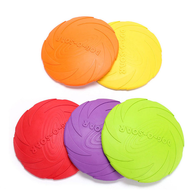 Резиновые летающие диски для с – обзор и цена Flying Disc Dog Training Toy