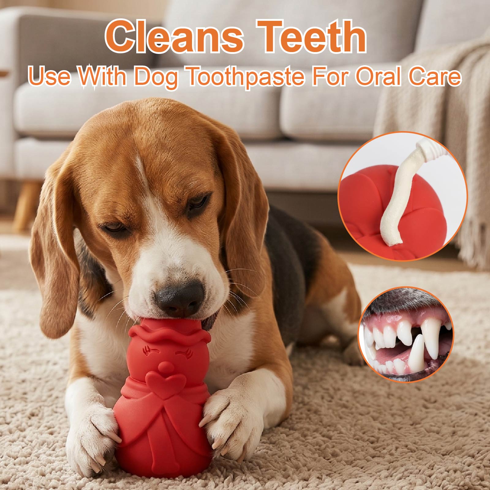 Игрушка-головоломка «Снеговик» – обзор и цена Rubber Treat Dispensing Dog Toy